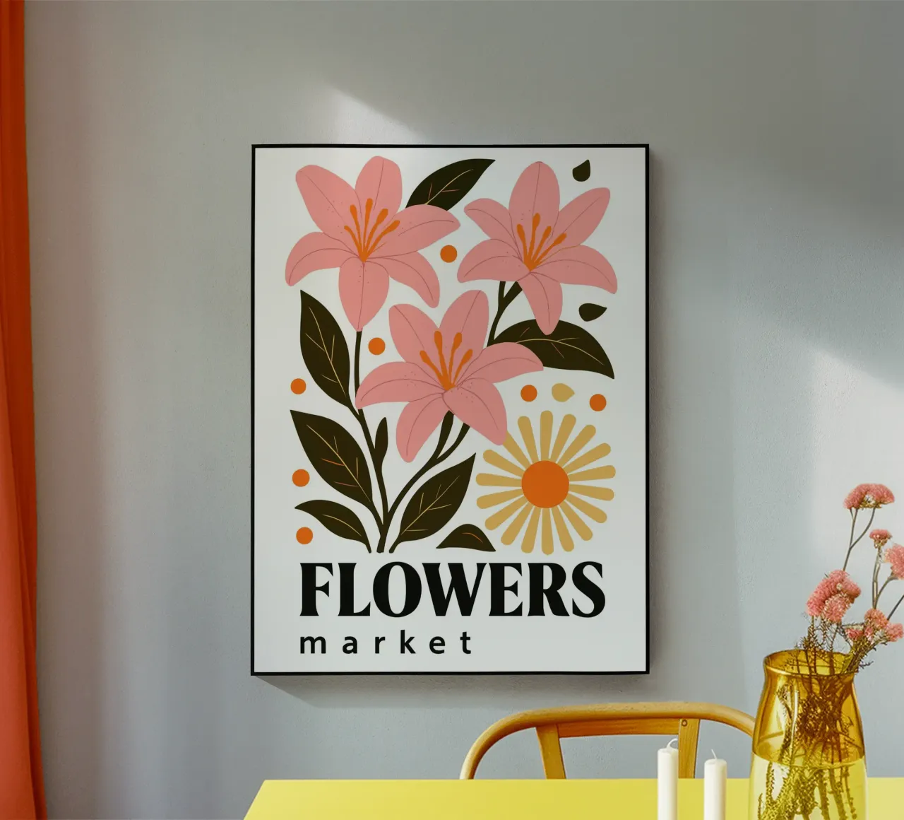 Lily acrylic glass by LisaArtes