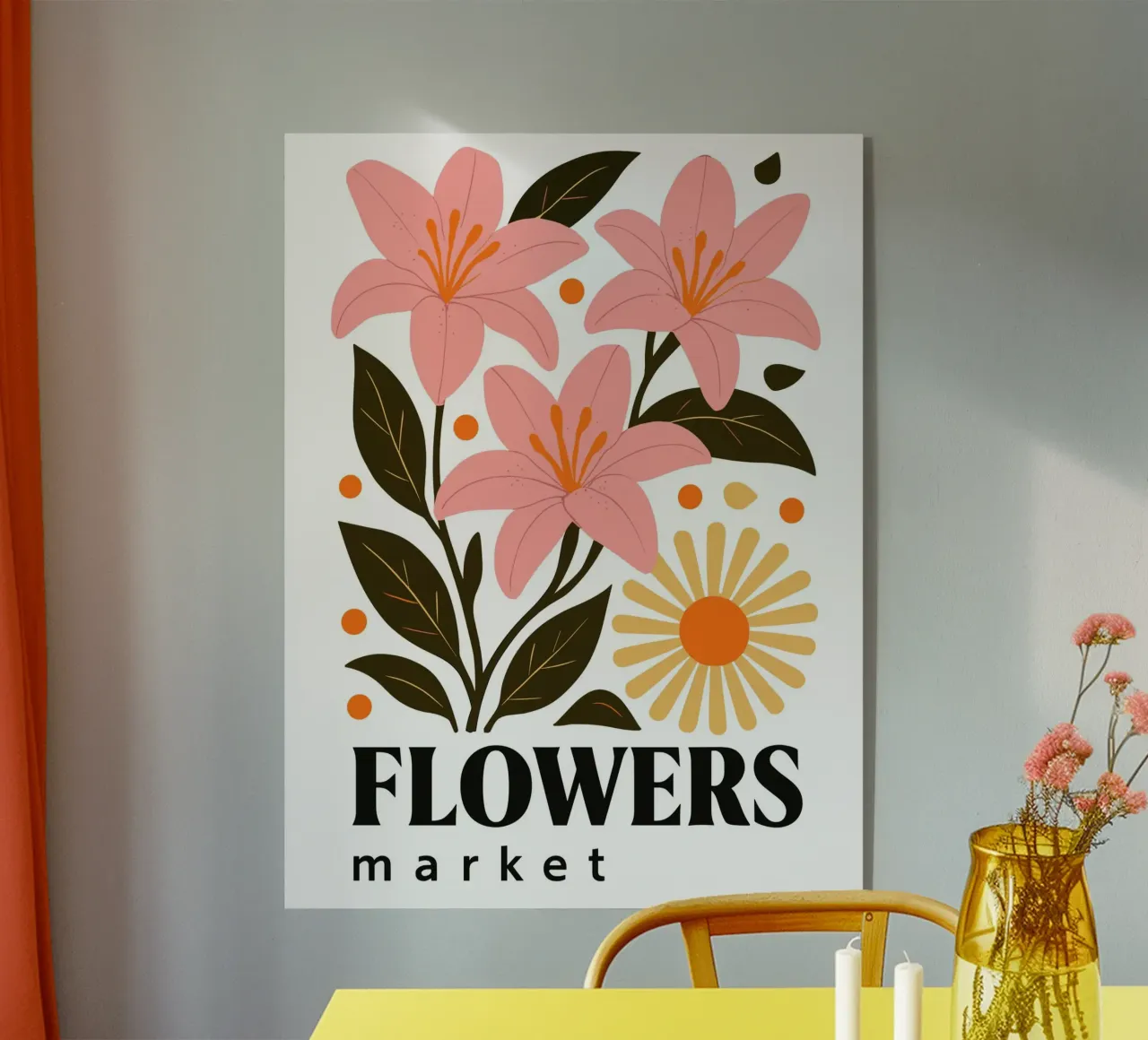 Lily acrylic glass by LisaArtes