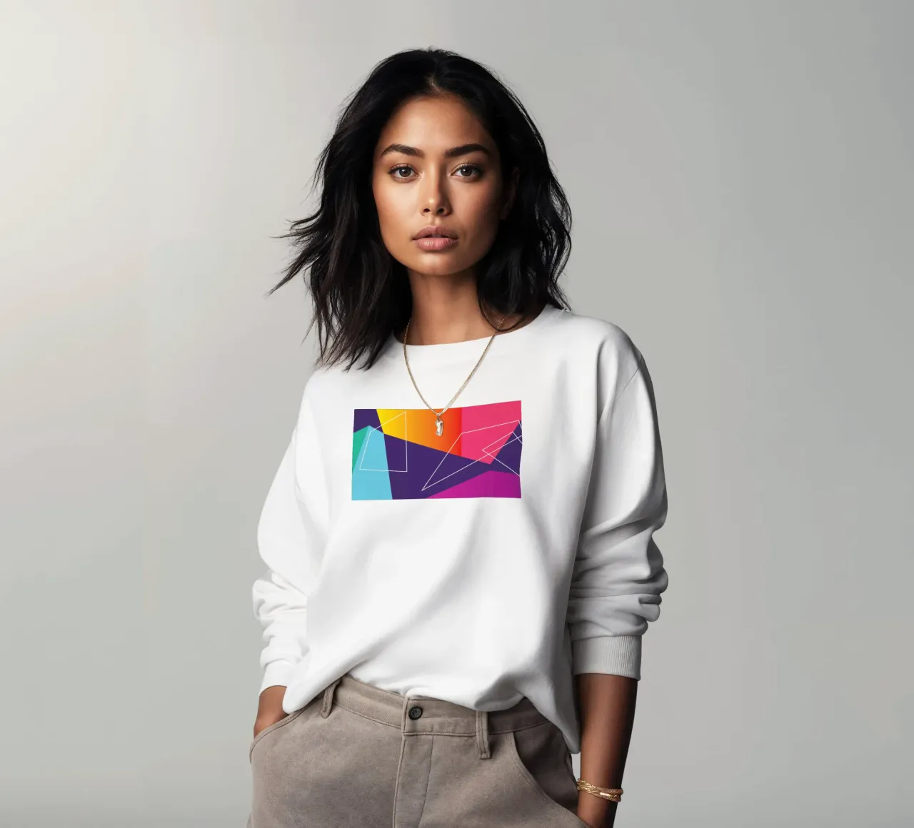 Flusso di forma felpa da Kim Hubball Studio