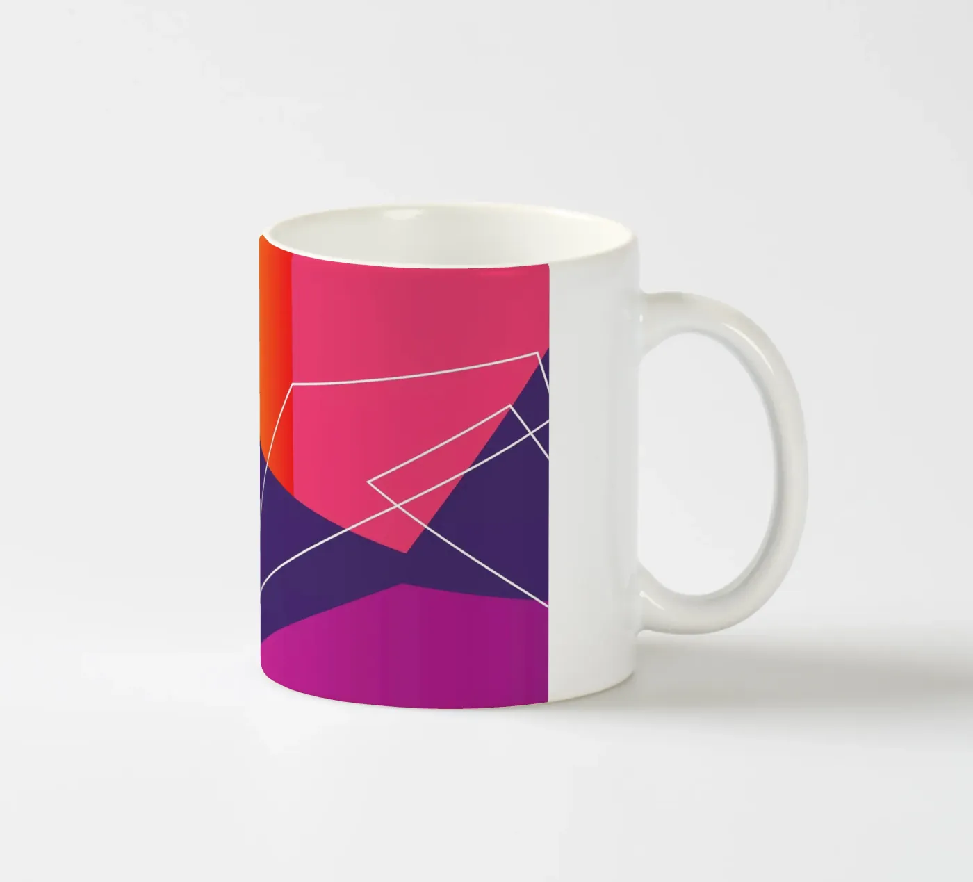Shape Flow Keramik Tasse von Kim Hubball Studio