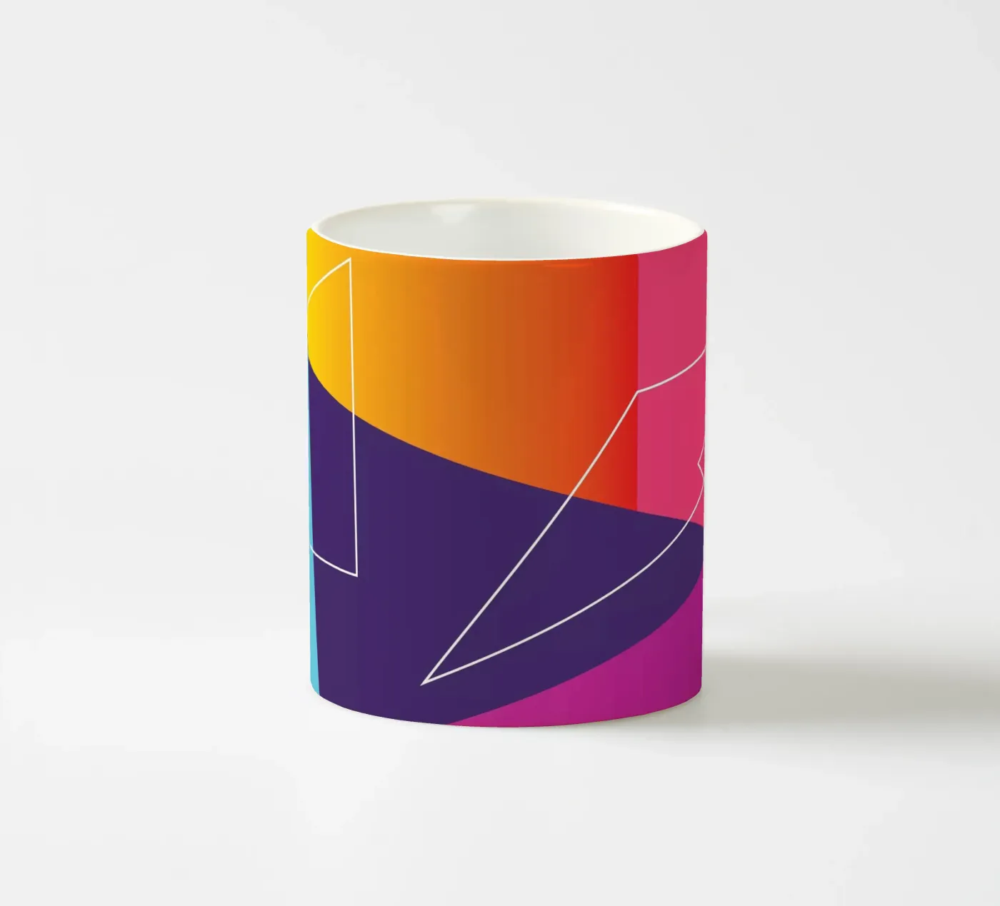 Shape Flow Keramik Tasse von Kim Hubball Studio
