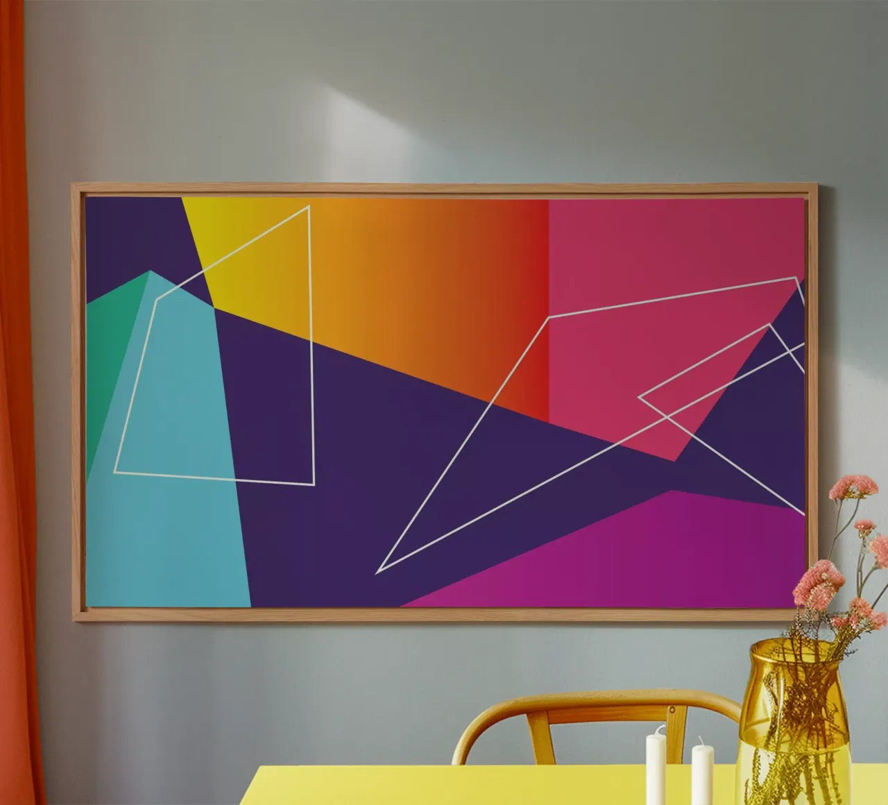 Shape Flow forex plate by Kim Hubball Studio