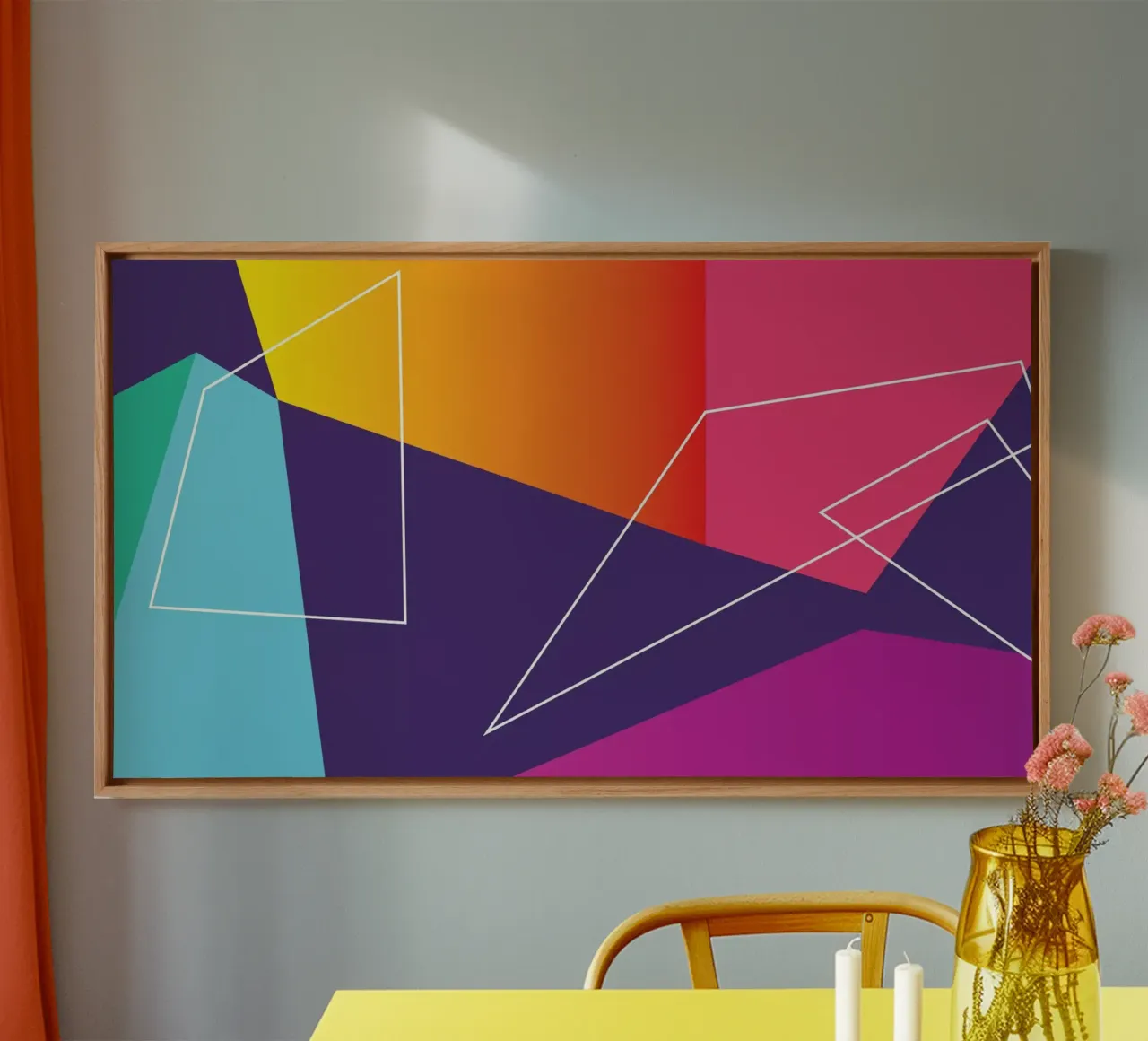 Flusso di forma tela da Kim Hubball Studio