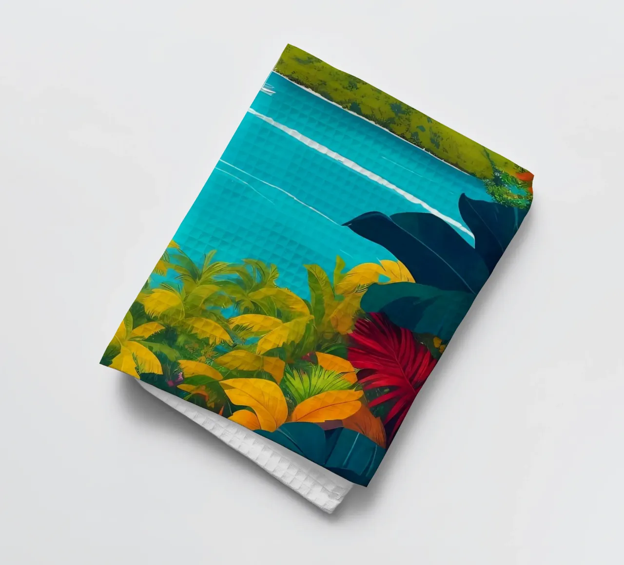 Bora Bora Sud Pacifico Scena tropicale canovaccio da cucina da Charnwood Prints