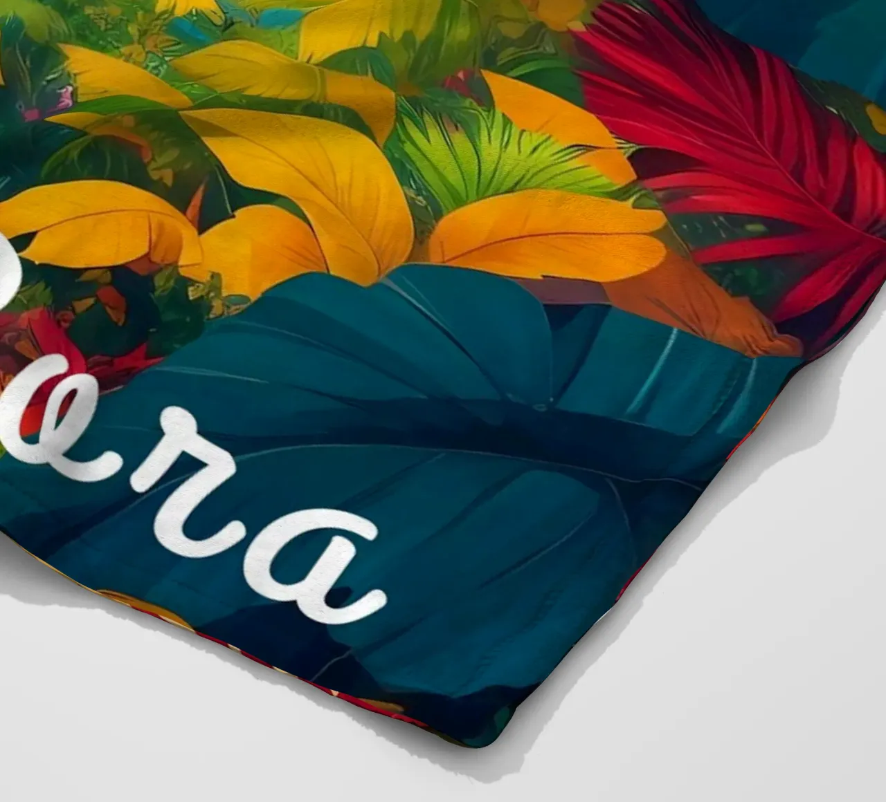 Bora Bora Sud Pacifico Scena tropicale coperta in pile da Charnwood Prints