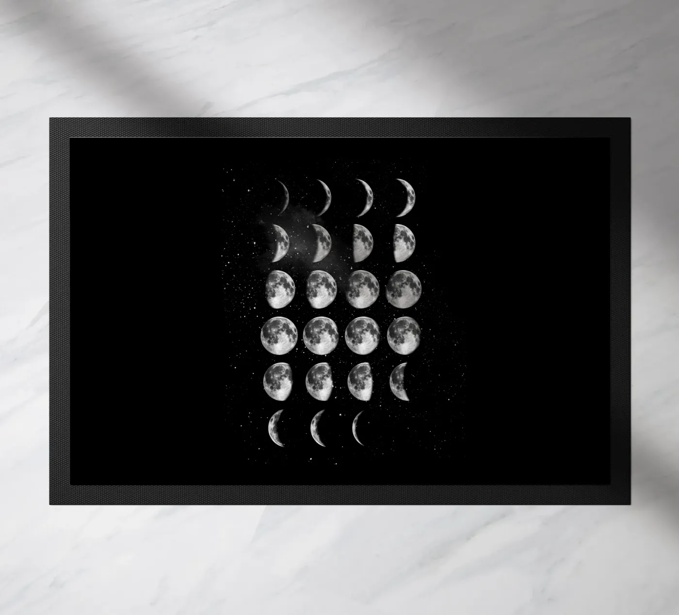 Full Moon Cycle doormat by THE MOTIVATED TYPE