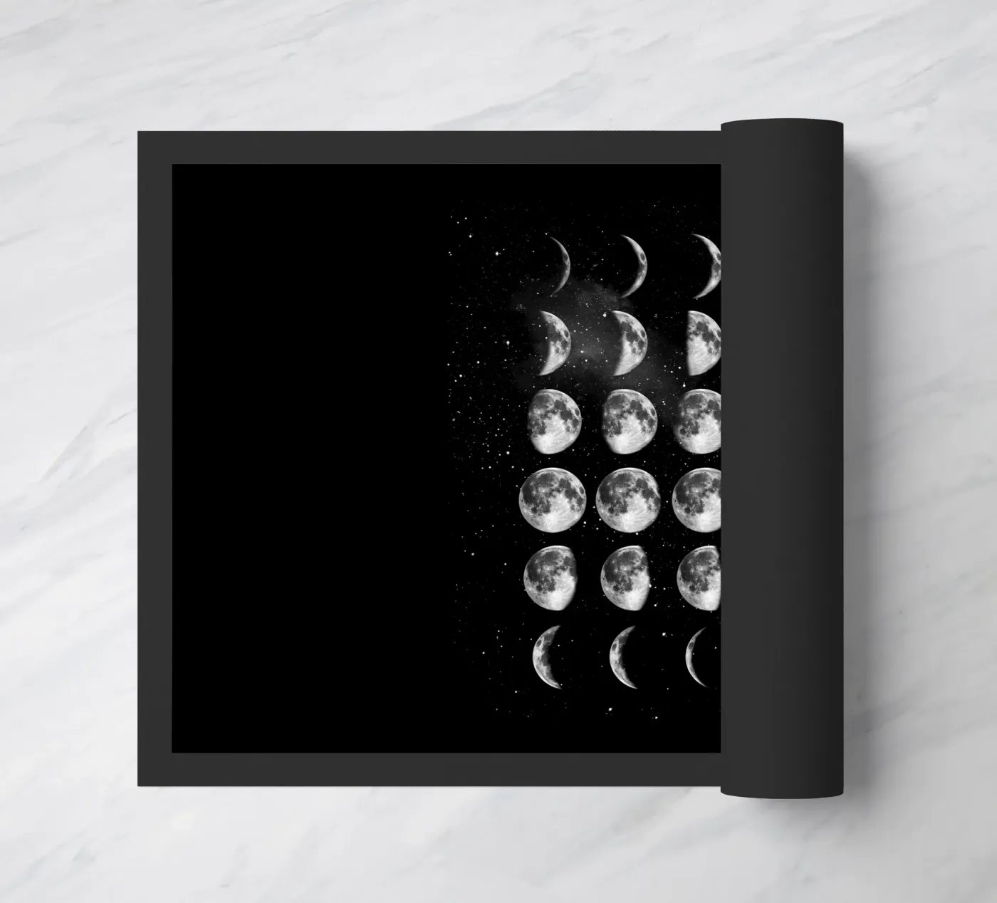 Full Moon Cycle doormat by THE MOTIVATED TYPE