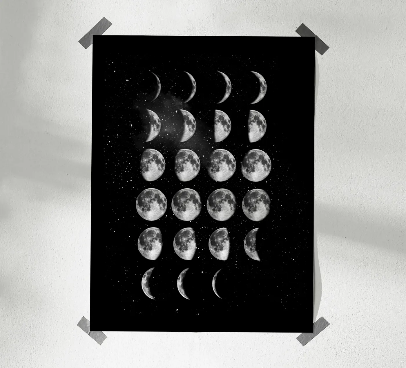 Full Moon Cycle poster by THE MOTIVATED TYPE