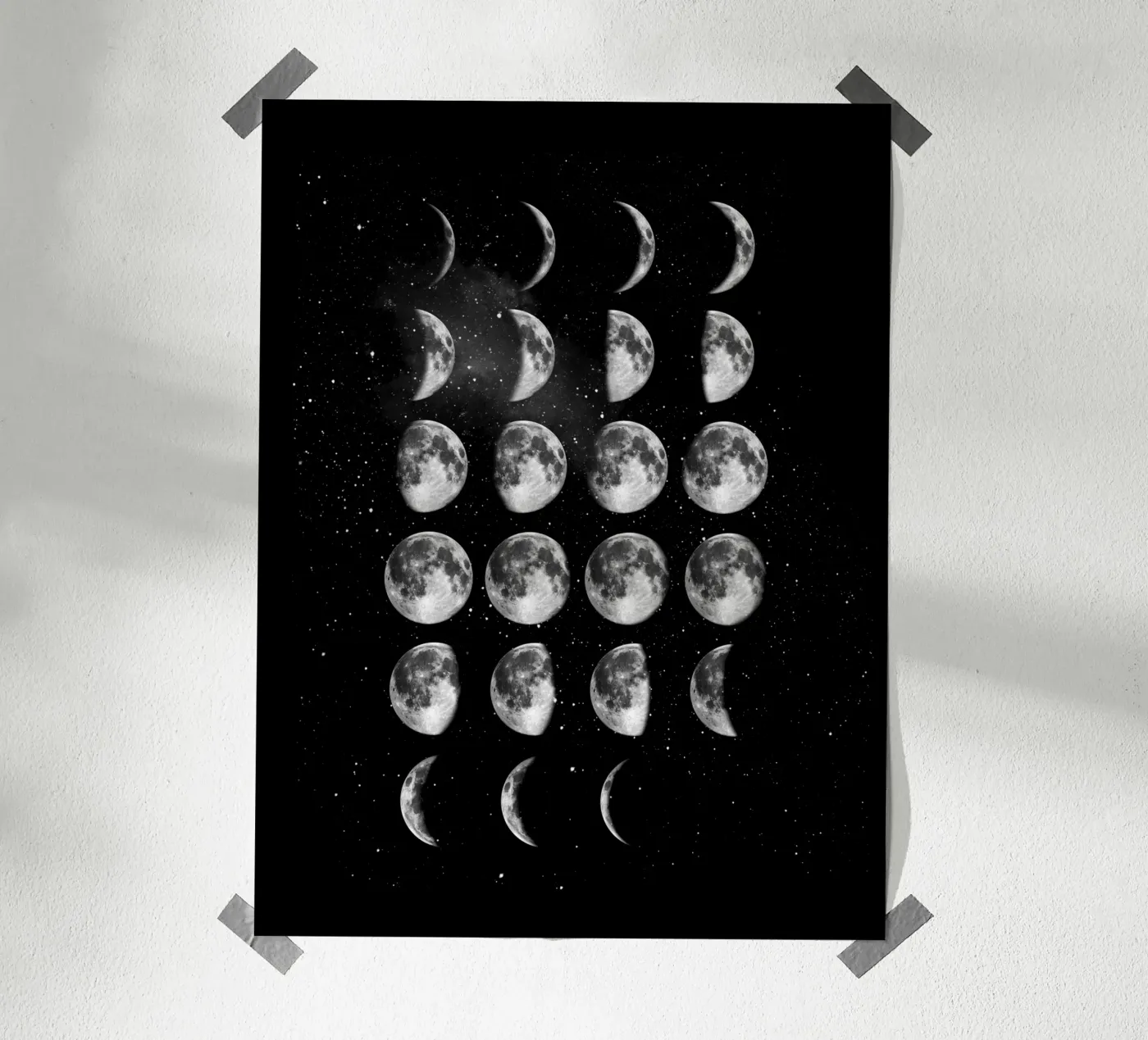 Full Moon Cycle poster by THE MOTIVATED TYPE