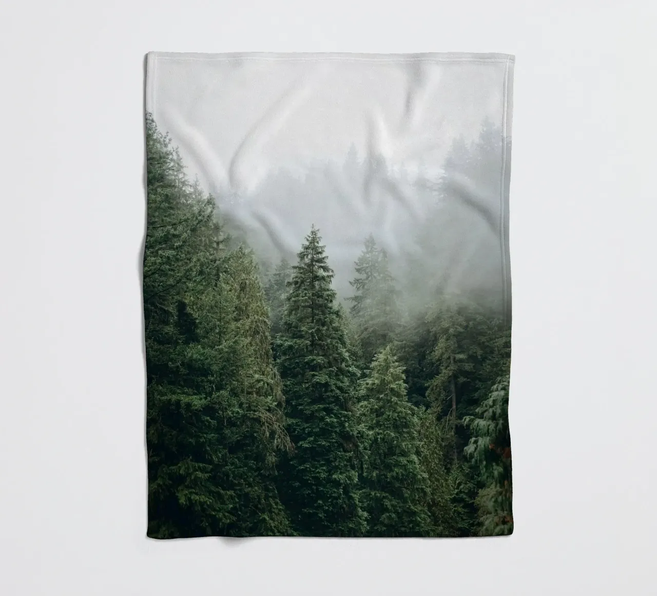 Vancouver, Canada I Foresta di abeti in una nebbia mistica coperta in pile da Julie Travel Photography