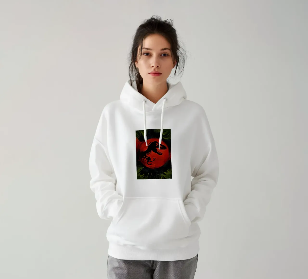 Jurassic Park felpa con cappuccio da nabakumov