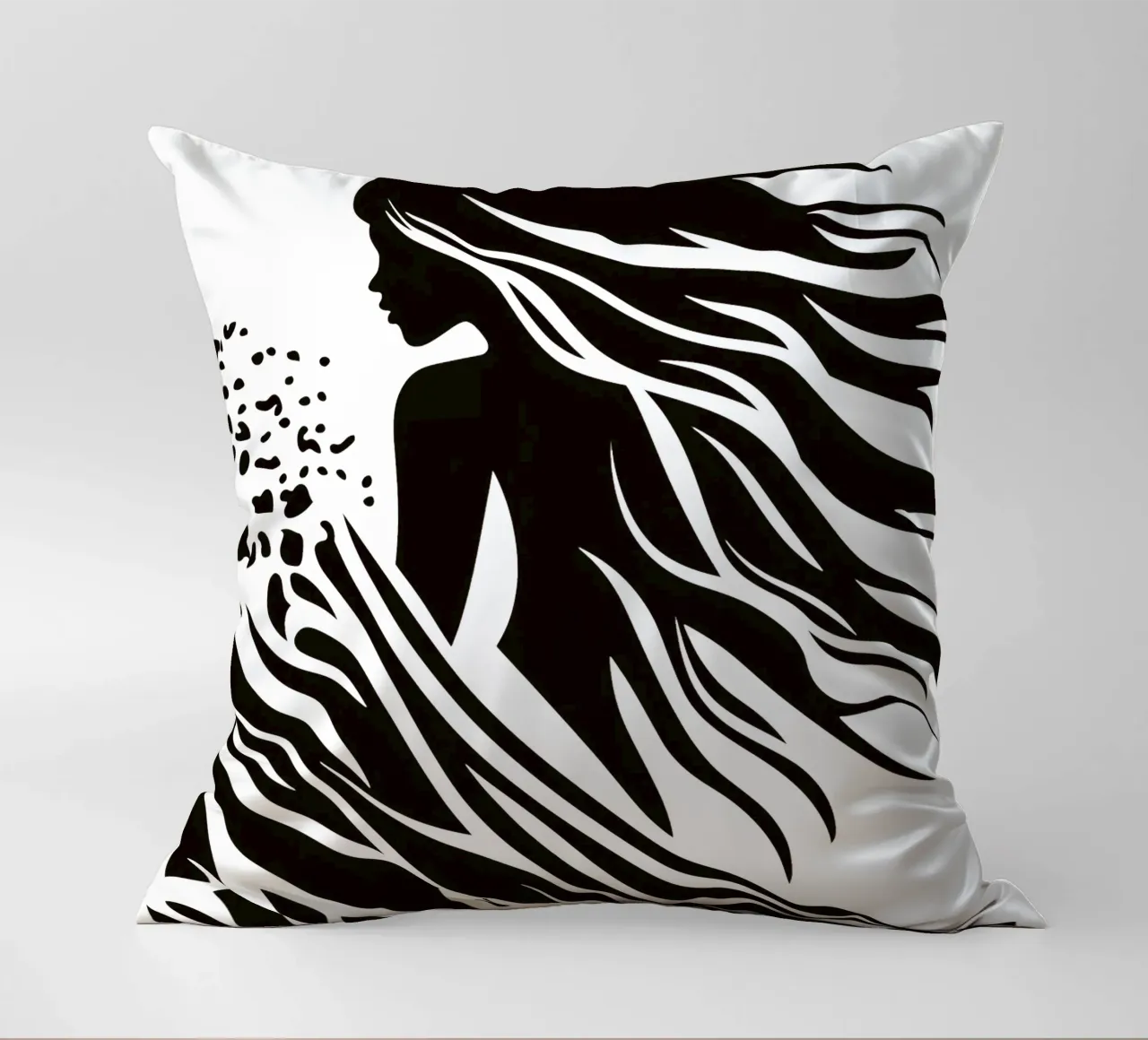 Minimalistisches Surfer-Design cuscino da Autofocus