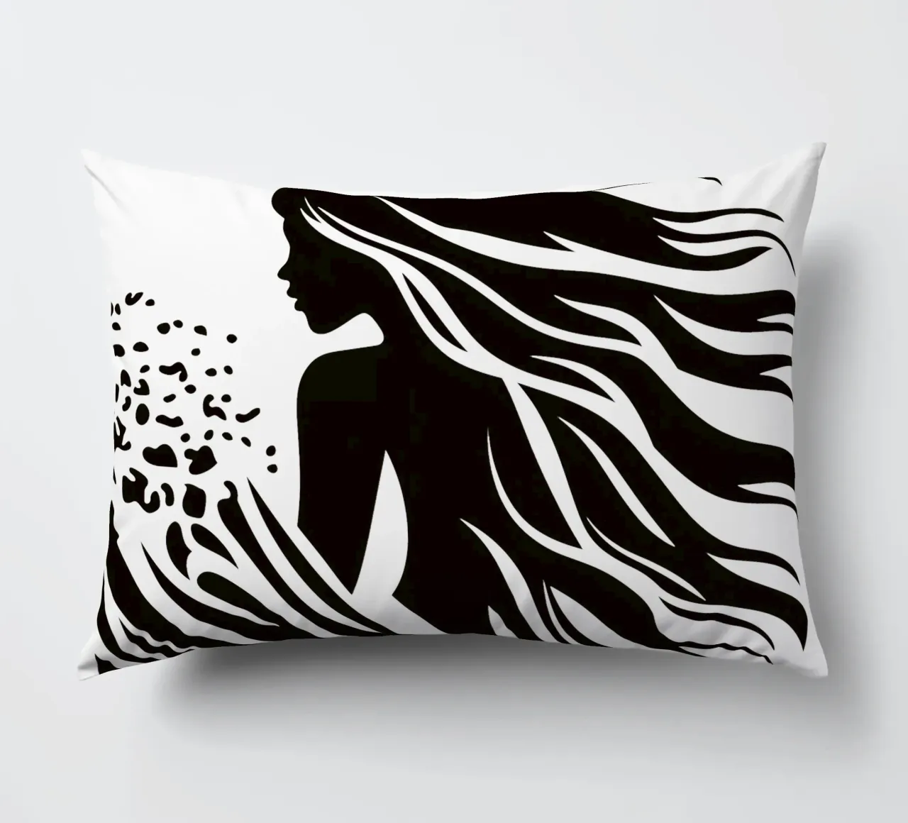 Minimalistisches Surfer-Design cuscino da Autofocus