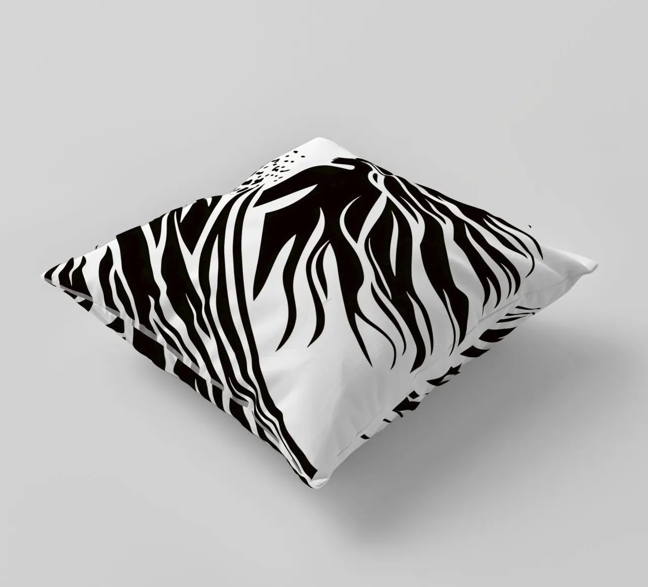 Minimalistisches Surfer-Design cuscino da Autofocus