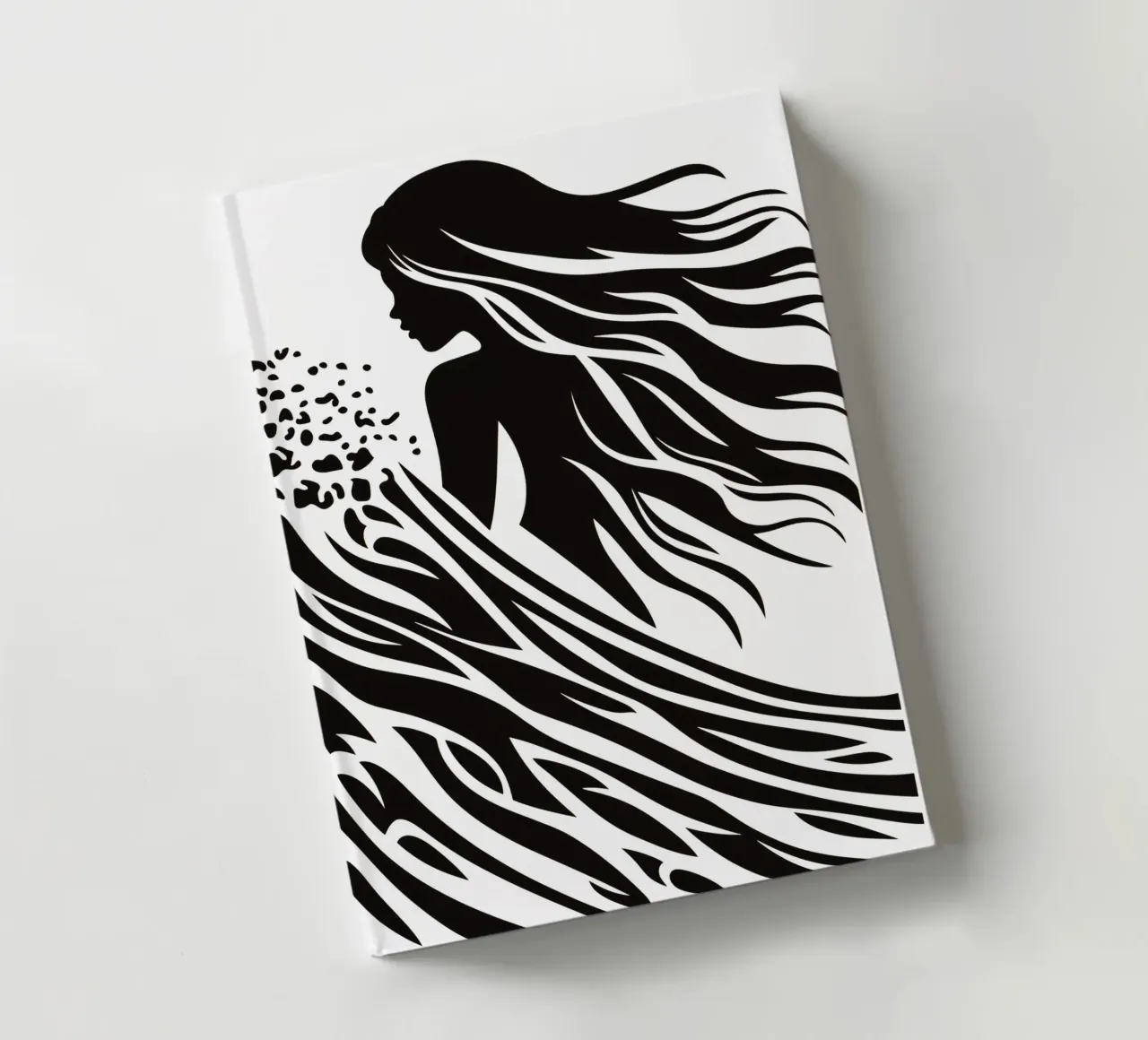 Minimalistisches Surfer-Design notebook by Autofocus
