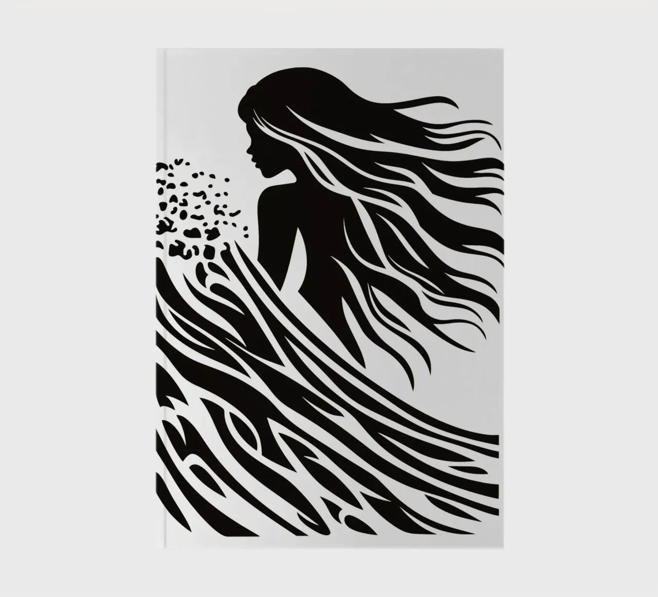 Minimalistisches Surfer-Design notebook by Autofocus