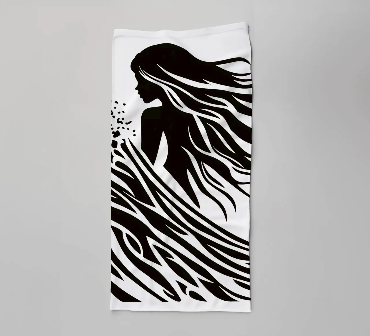 Minimalistisches Surfer-Design asciugamano da bagno da Autofocus