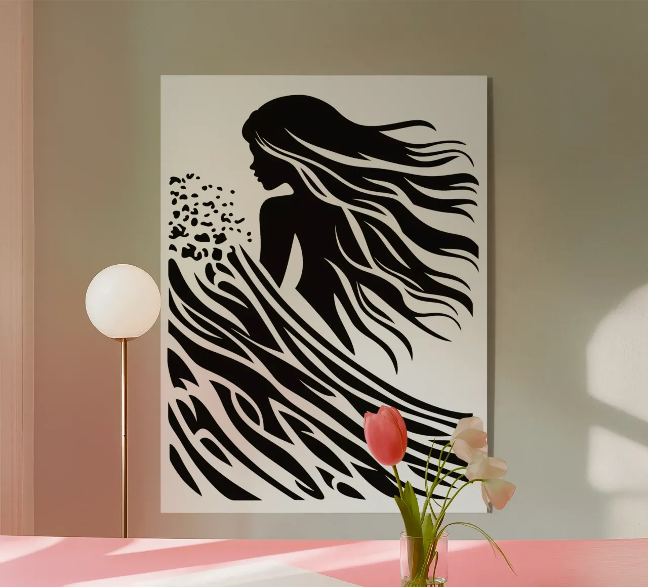Minimalistisches Surfer-Design plexiglass da Autofocus
