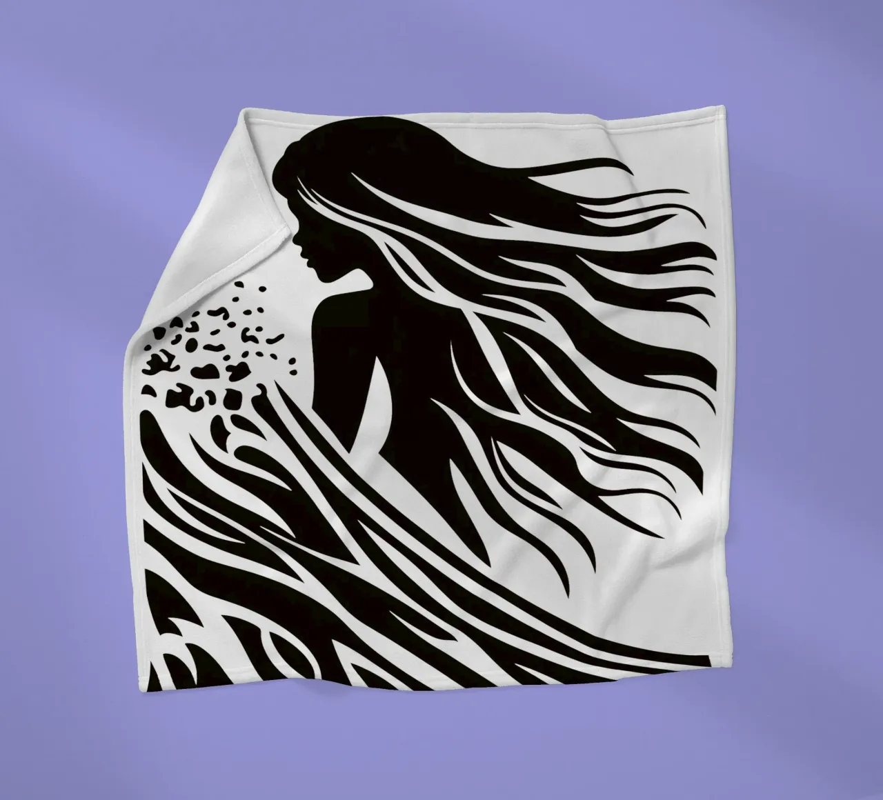 Minimalistisches Surfer-Design coperta in pile da Autofocus