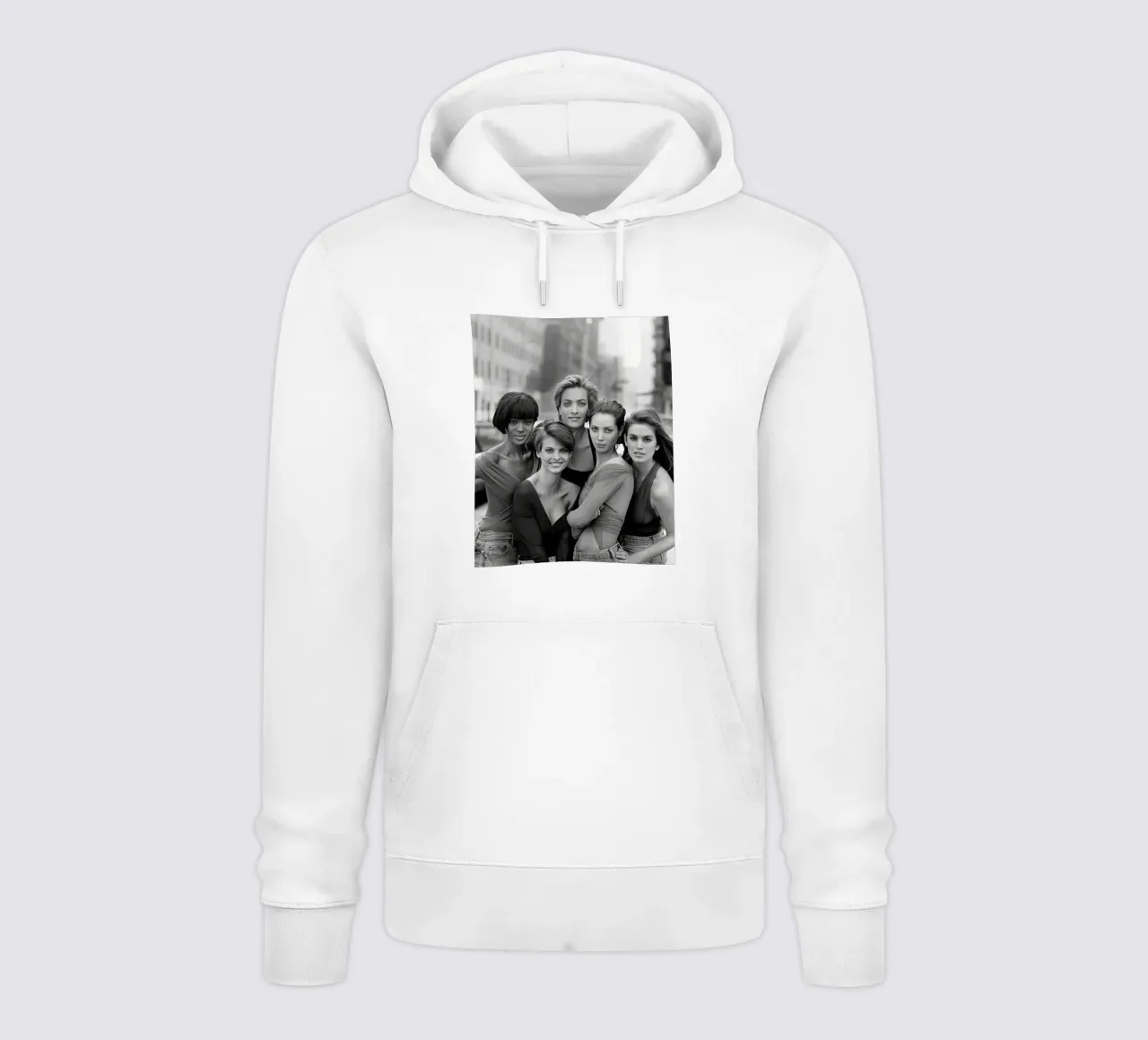 The Five Supermodel 90s felpa con cappuccio da Shiva Shops