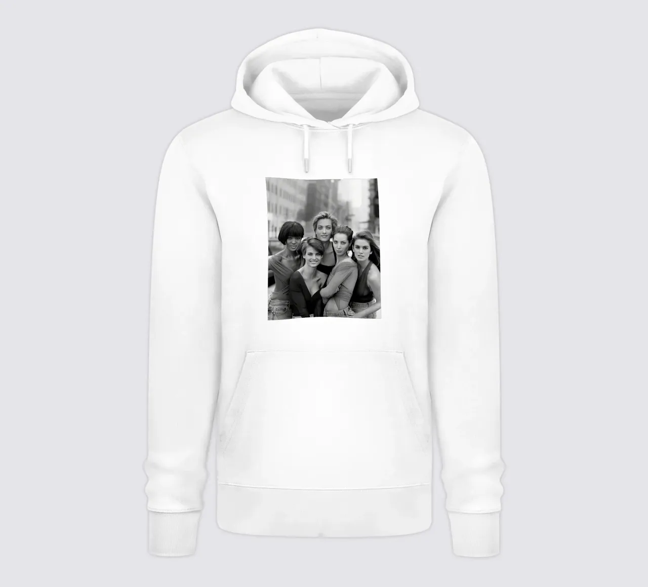 The Five Supermodel 90s felpa con cappuccio da Shiva Shops