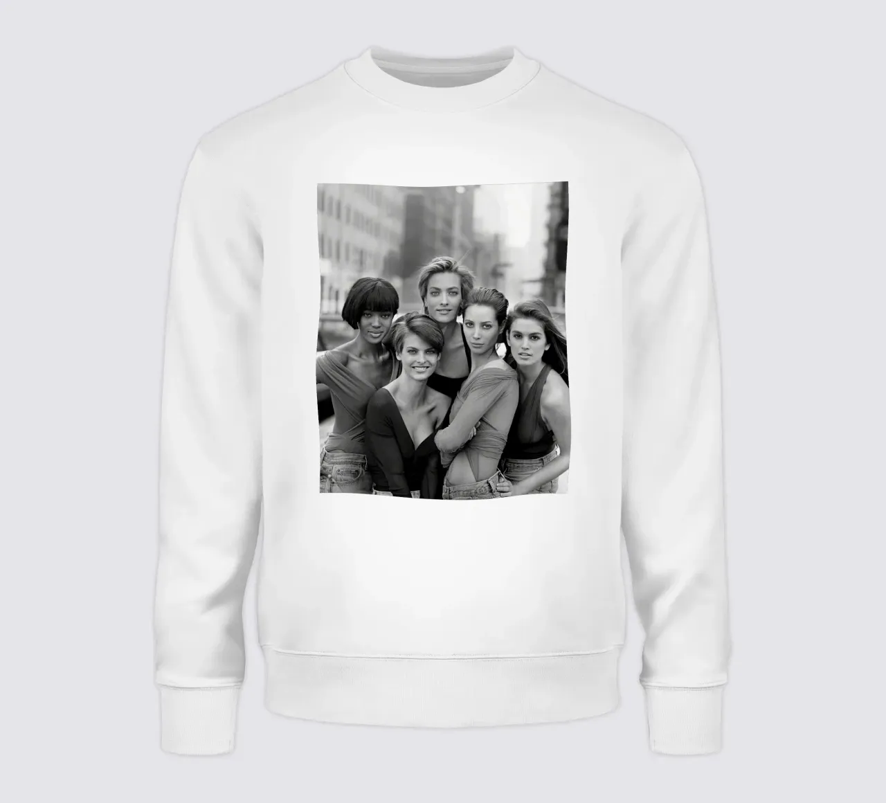 Die fünf Supermodels der 90er Jahre Sweatshirt von Shiva Shops