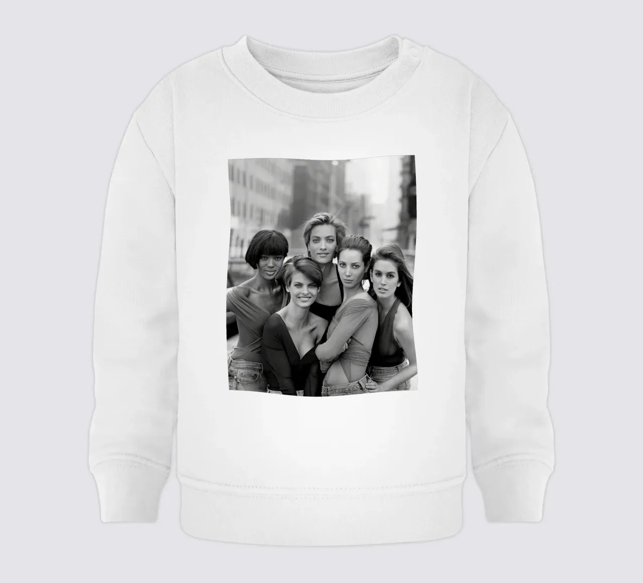 The Five Supermodel 90s felpa neonato da Shiva Shops