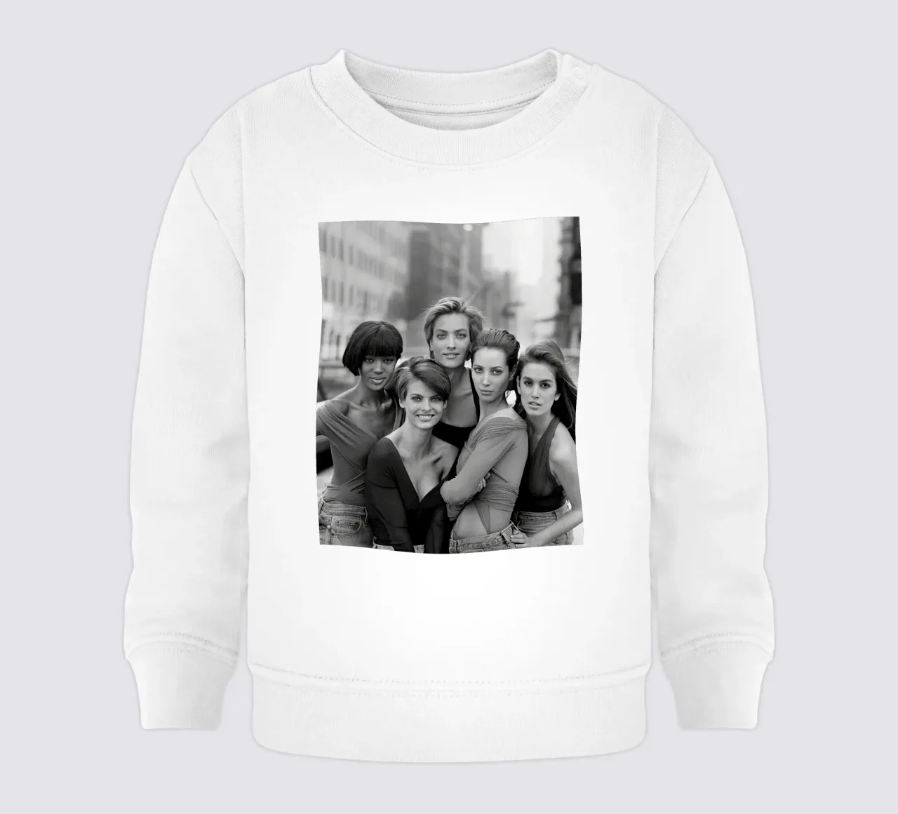 The Five Supermodel 90s felpa neonato da Shiva Shops