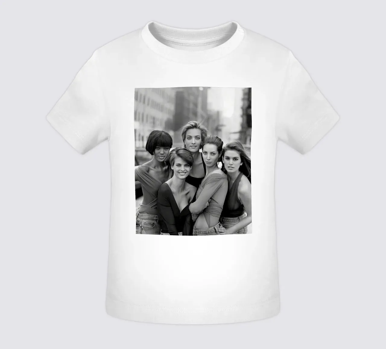 The Five Supermodel 90s maglietta neonato da Shiva Shops