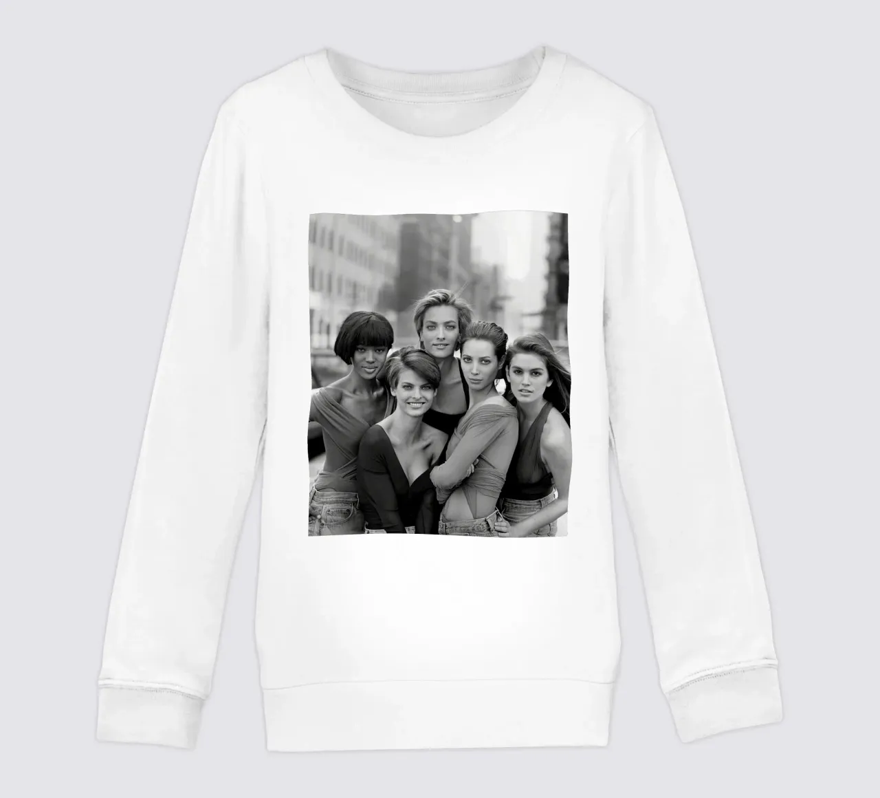 The Five Supermodel 90s felpa bambino da Shiva Shops