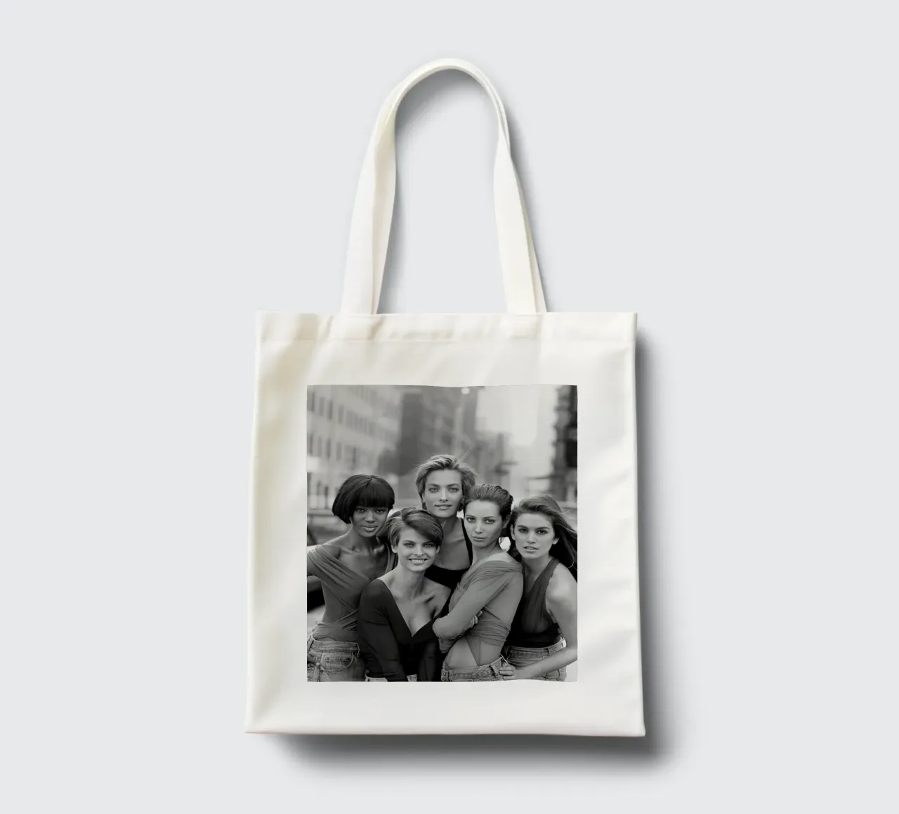 The Five Supermodel 90s borsa in juta da Shiva Shops