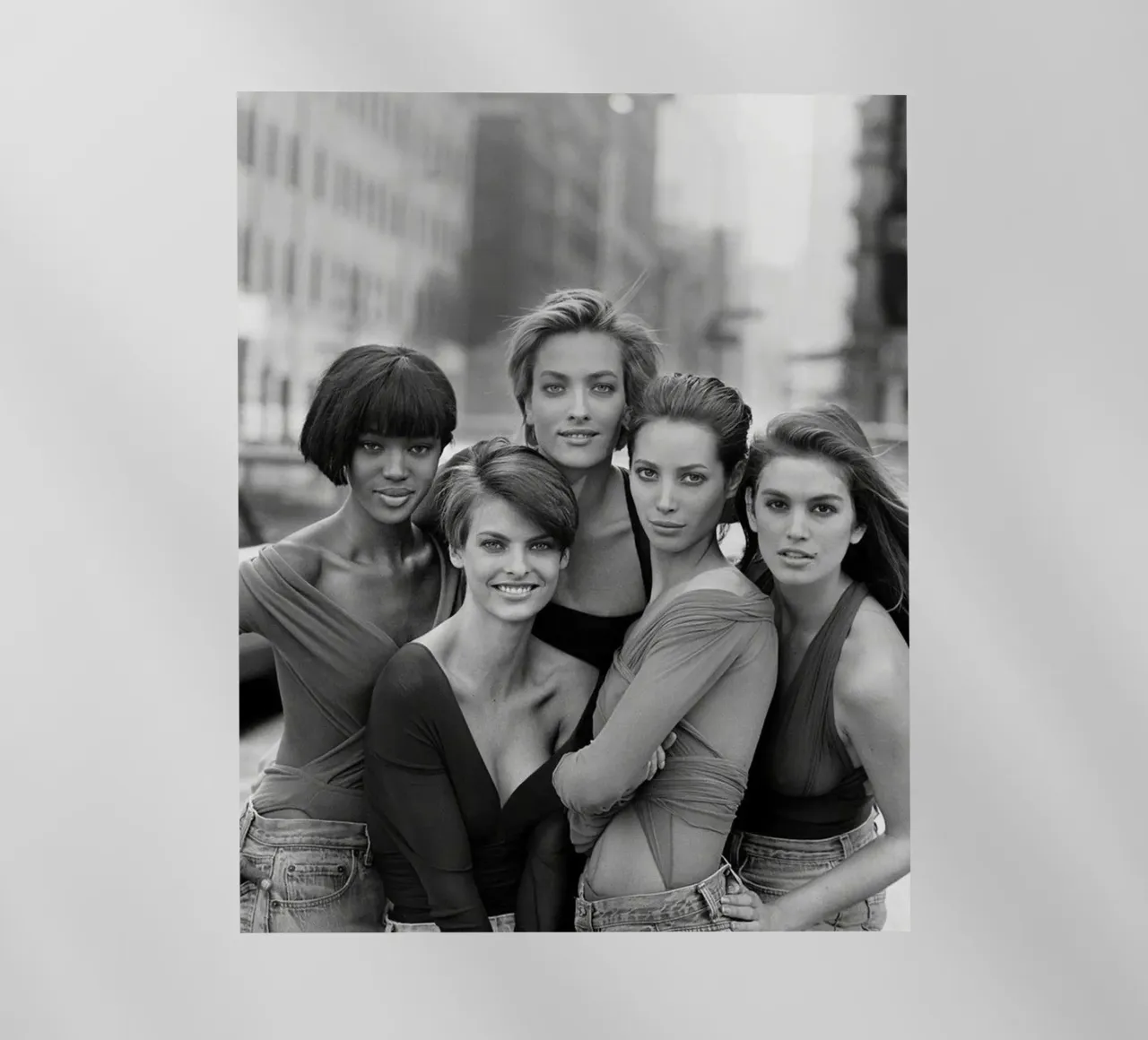 The Five Supermodel 90s pellicola backlit da Shiva Shops