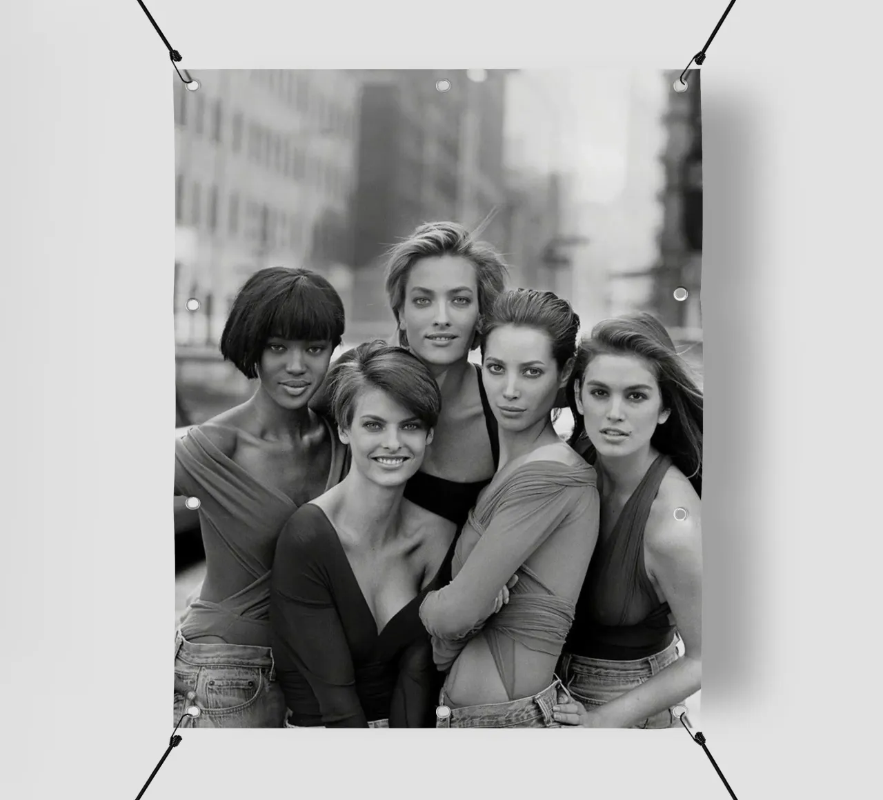 The Five Supermodel 90s telo in pvc da Shiva Shops
