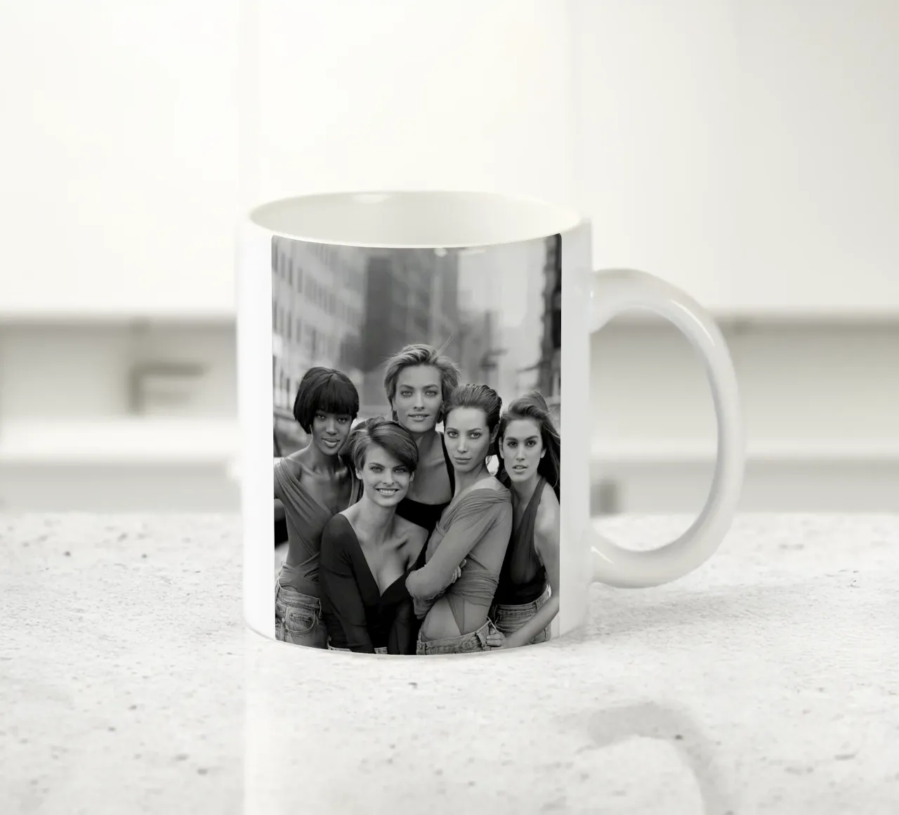 The Five Supermodel 90s tazza in ceramica da Shiva Shops