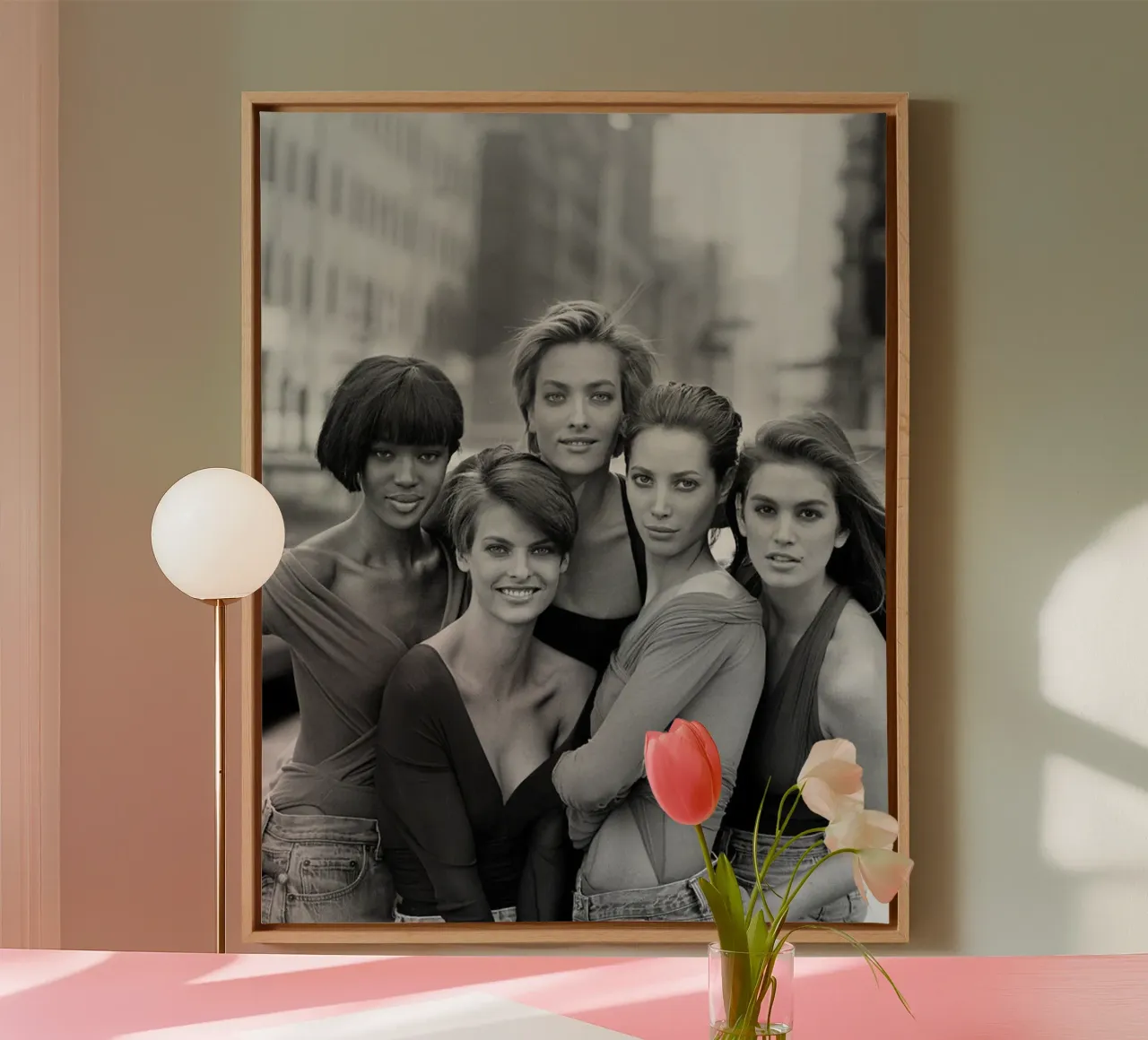 The Five Supermodel 90s tela da Shiva Shops