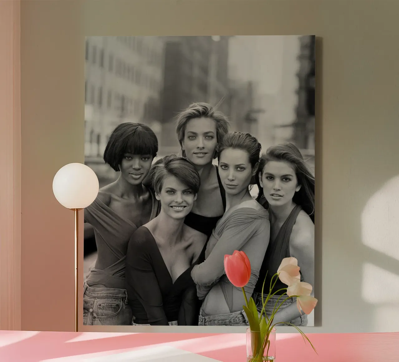The Five Supermodel 90s tela da Shiva Shops