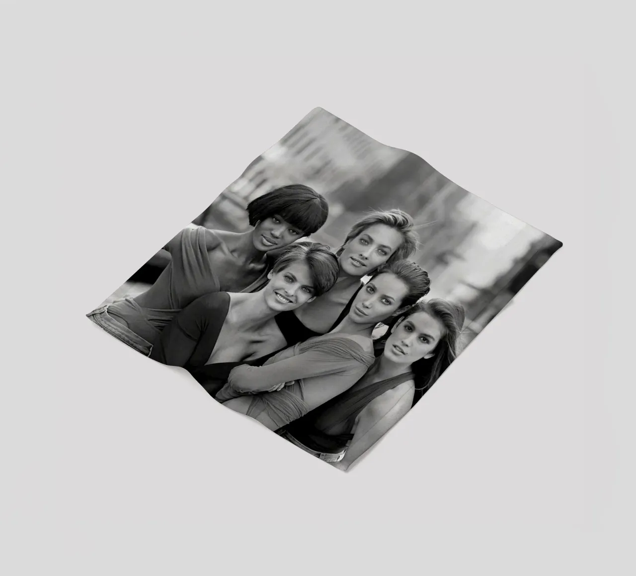 The Five Supermodel 90s coperta in pile da Shiva Shops