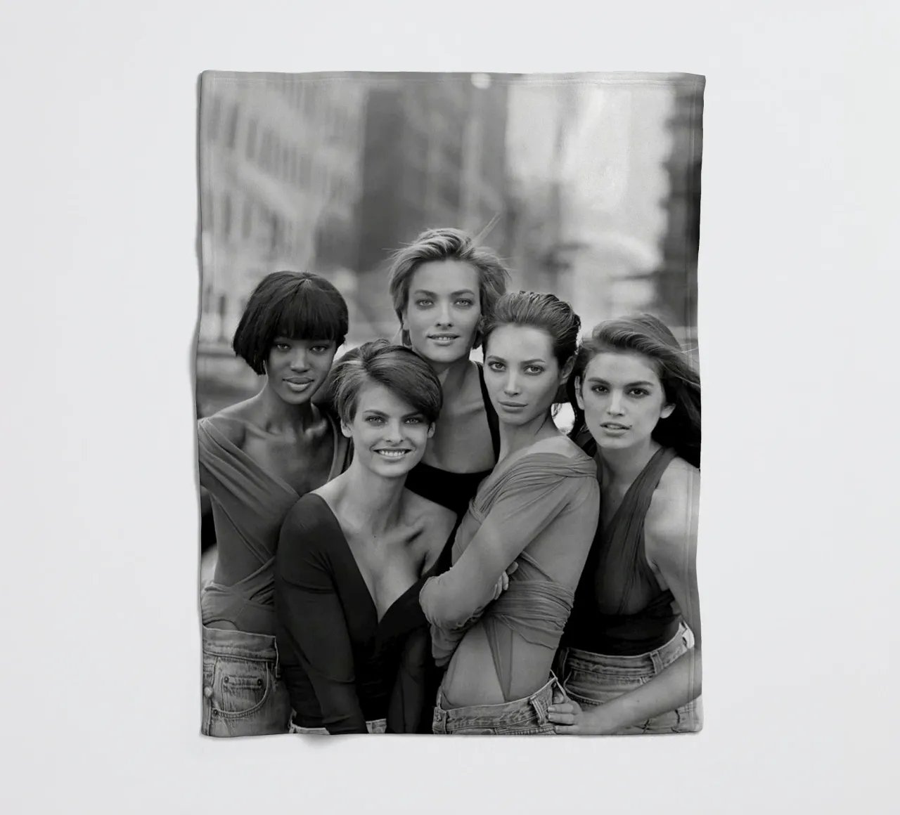 The Five Supermodel 90s coperta in pile da Shiva Shops