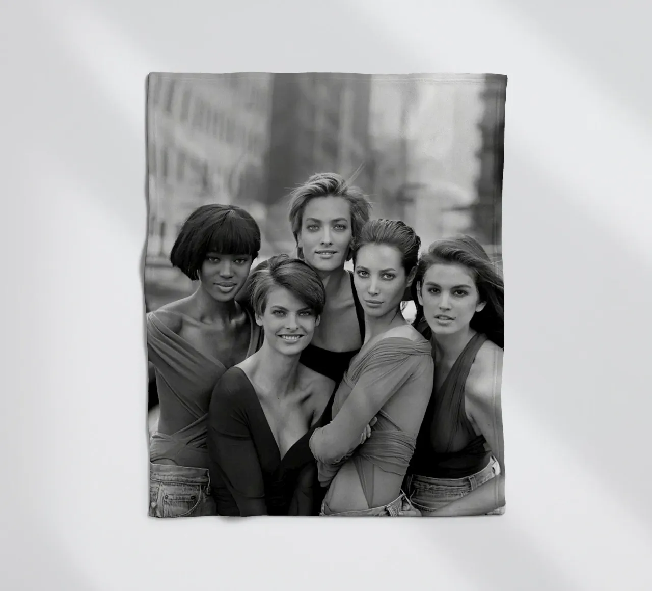 The Five Supermodel 90s coperta in pile da Shiva Shops