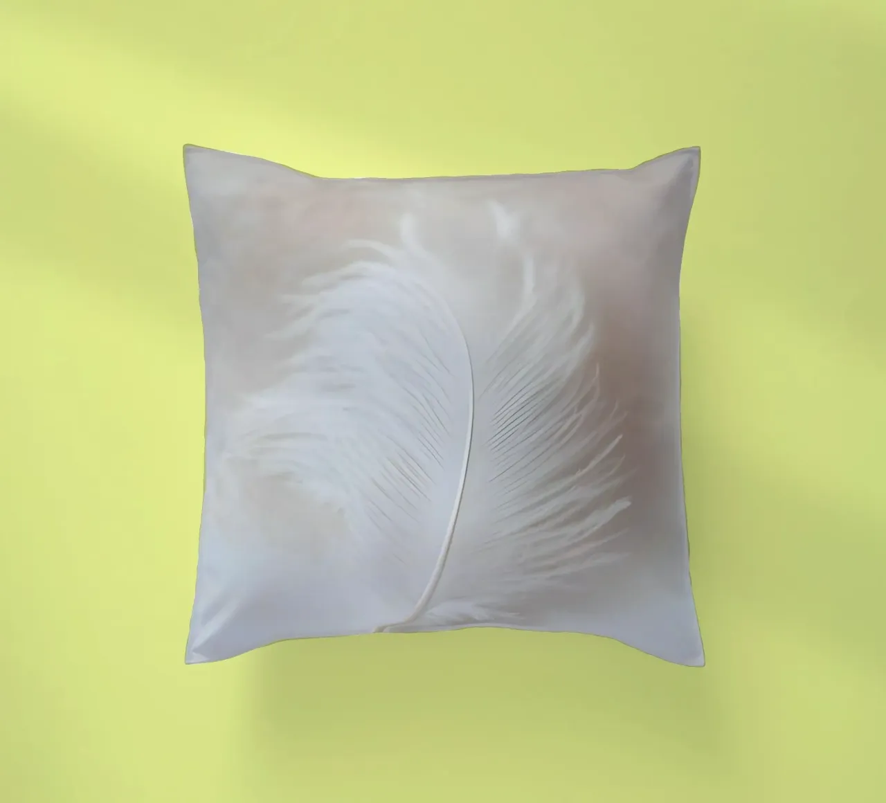 Un singolo pennacchio cuscino da luxi&lace