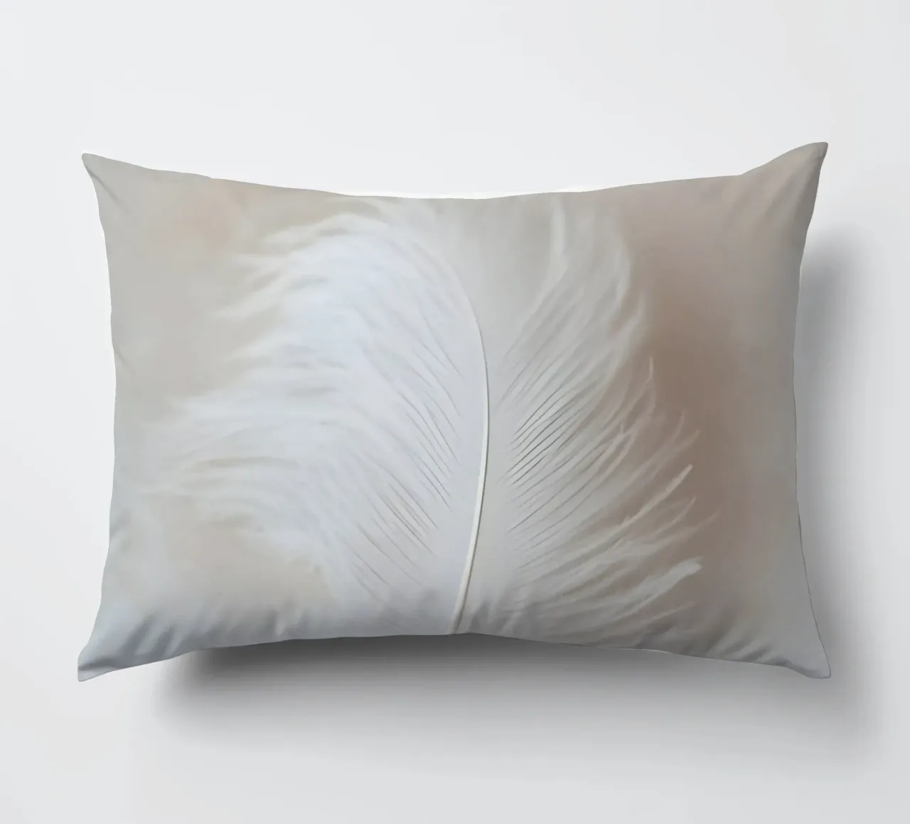 Un singolo pennacchio cuscino da luxi&lace