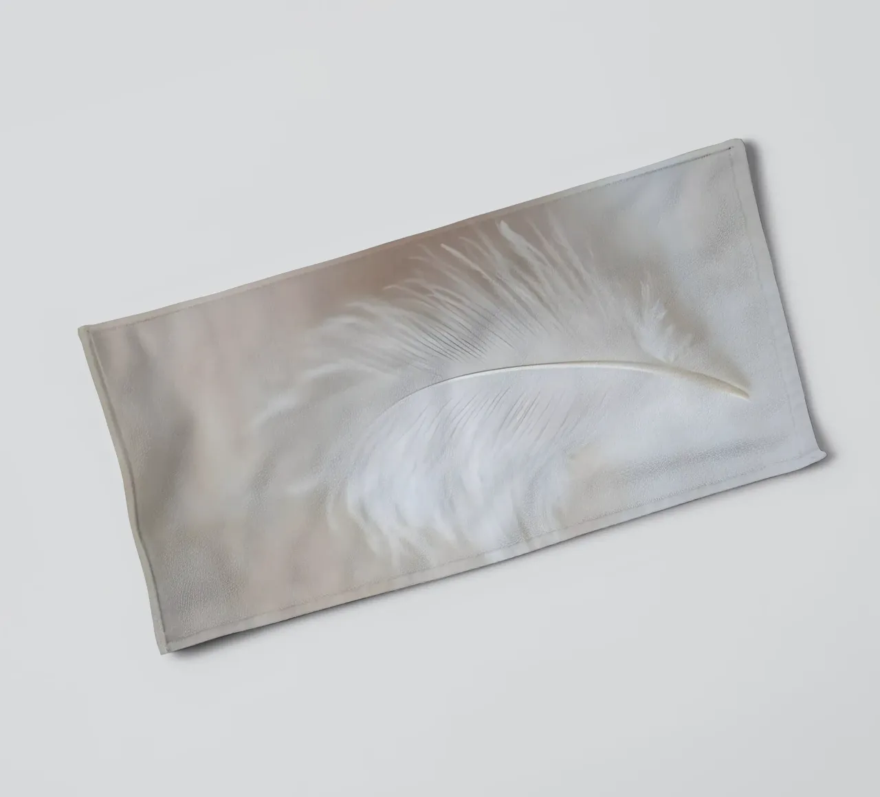 Un singolo pennacchio asciugamano da bagno da luxi&lace