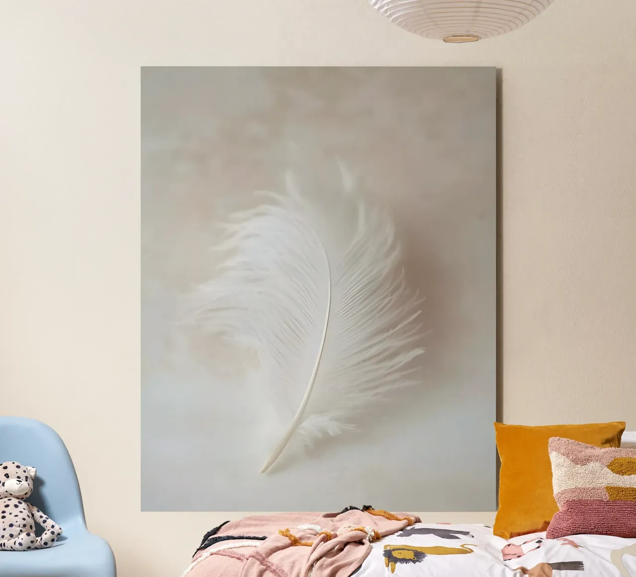 Un singolo pennacchio alluminio dibond da luxi&lace