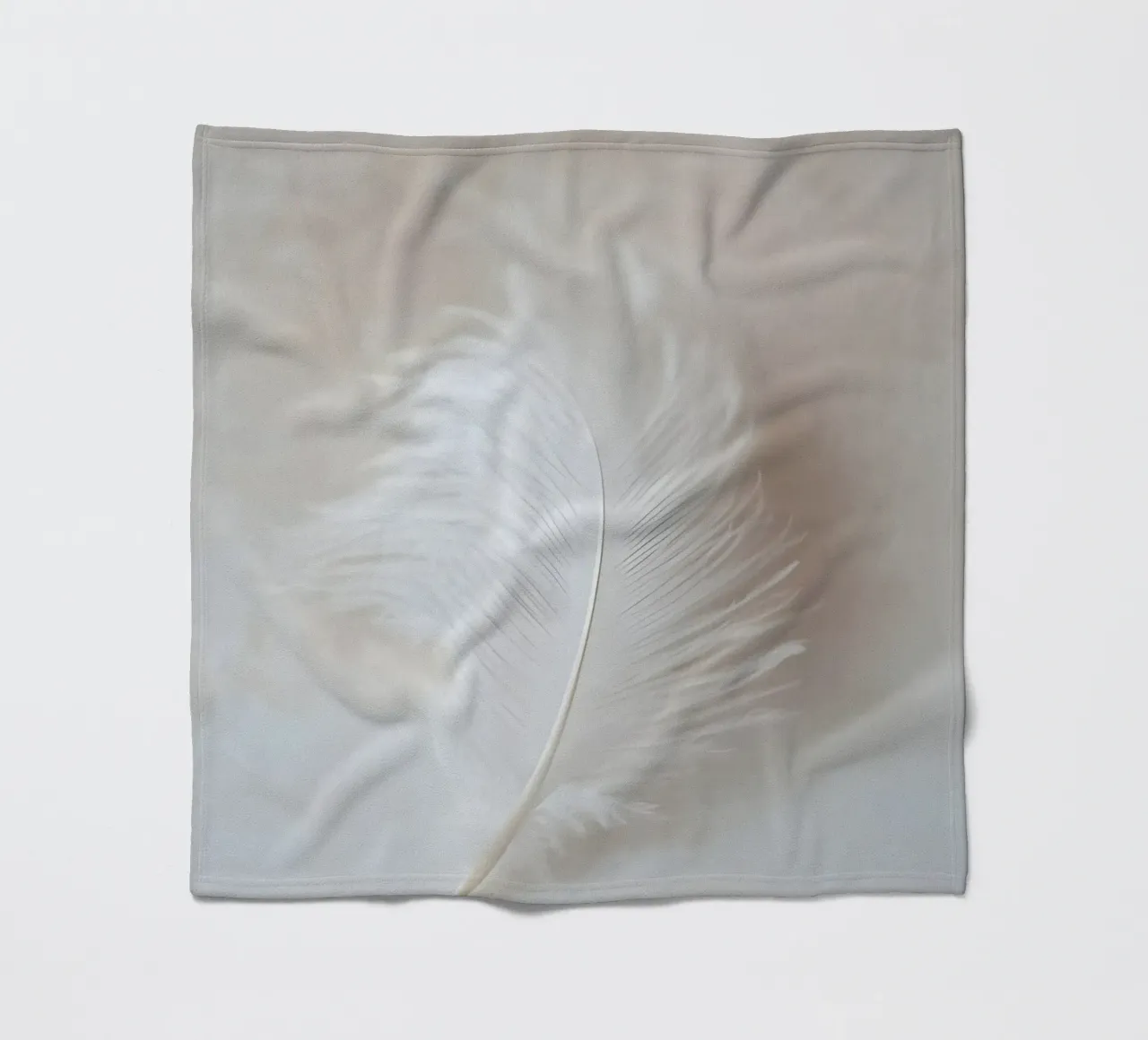 Un singolo pennacchio coperta in pile da luxi&lace
