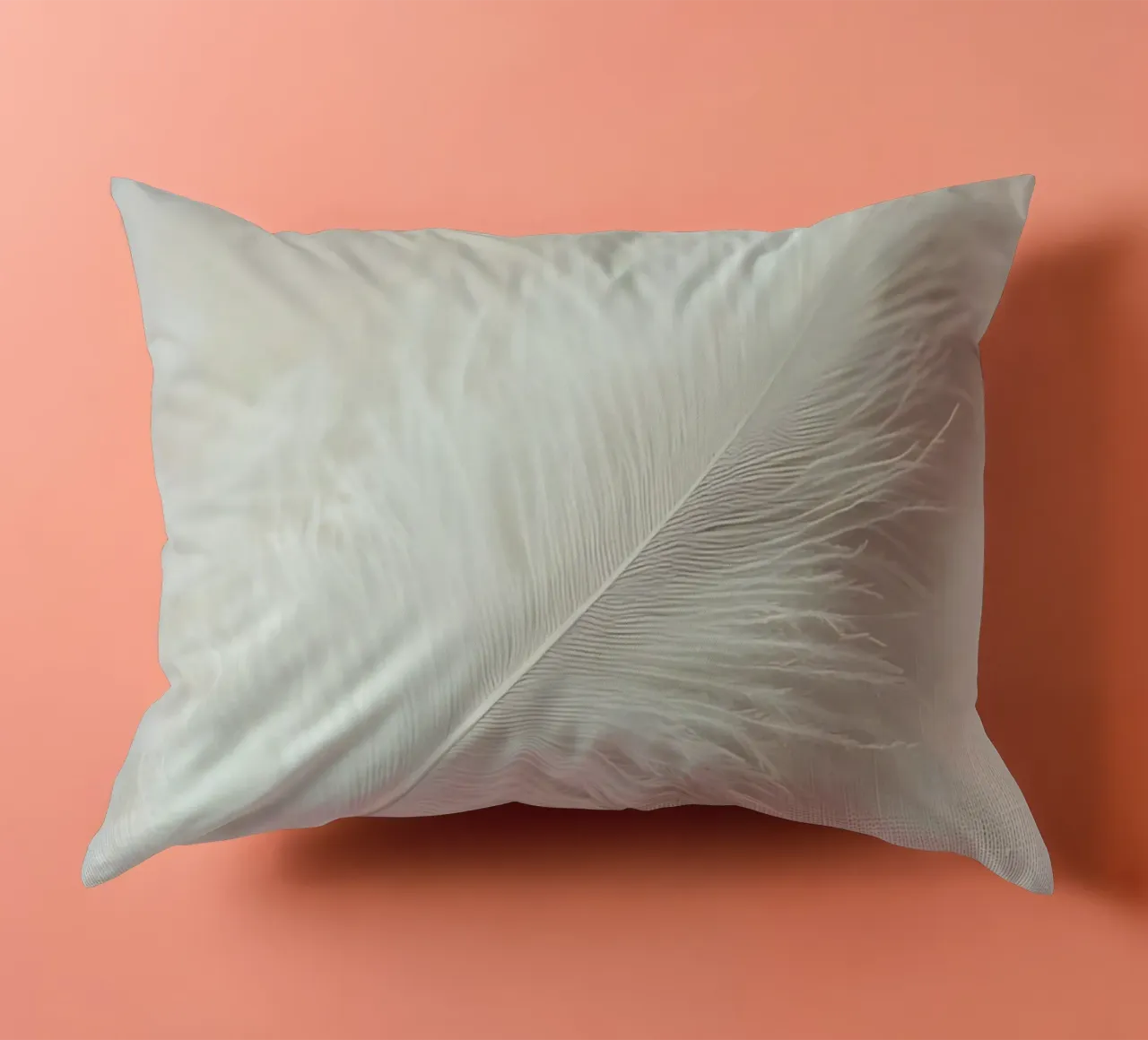 Un singolo pennacchio V2 cuscino da luxi&lace