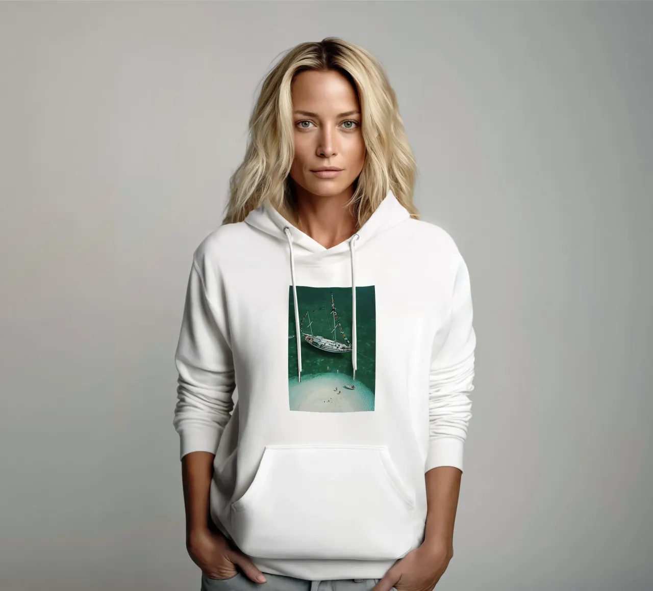 Vacanze a Exuma felpa con cappuccio da arleneturnershop