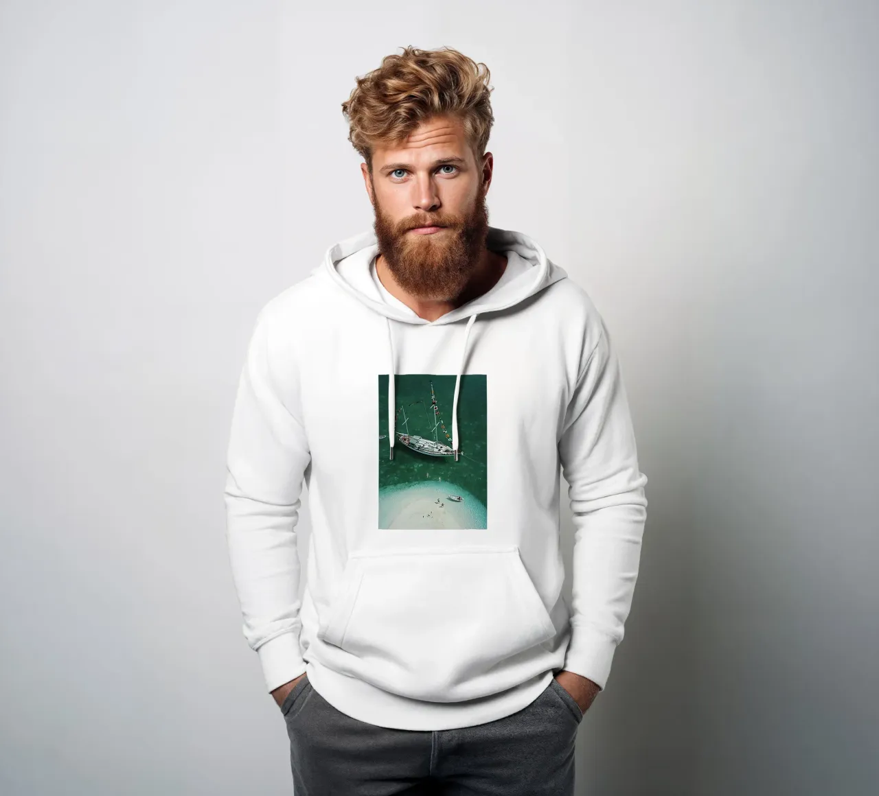 Vacanze a Exuma felpa con cappuccio da arleneturnershop