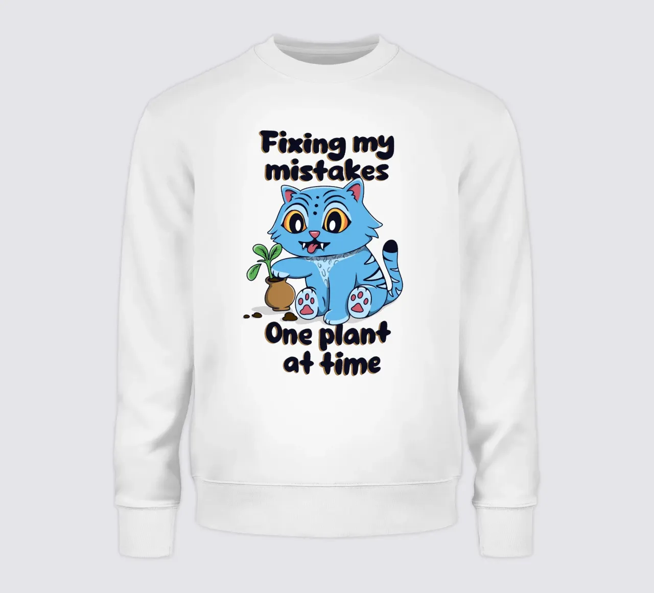 Correggere i miei errori - Derpy Tiger felpa da Loobs