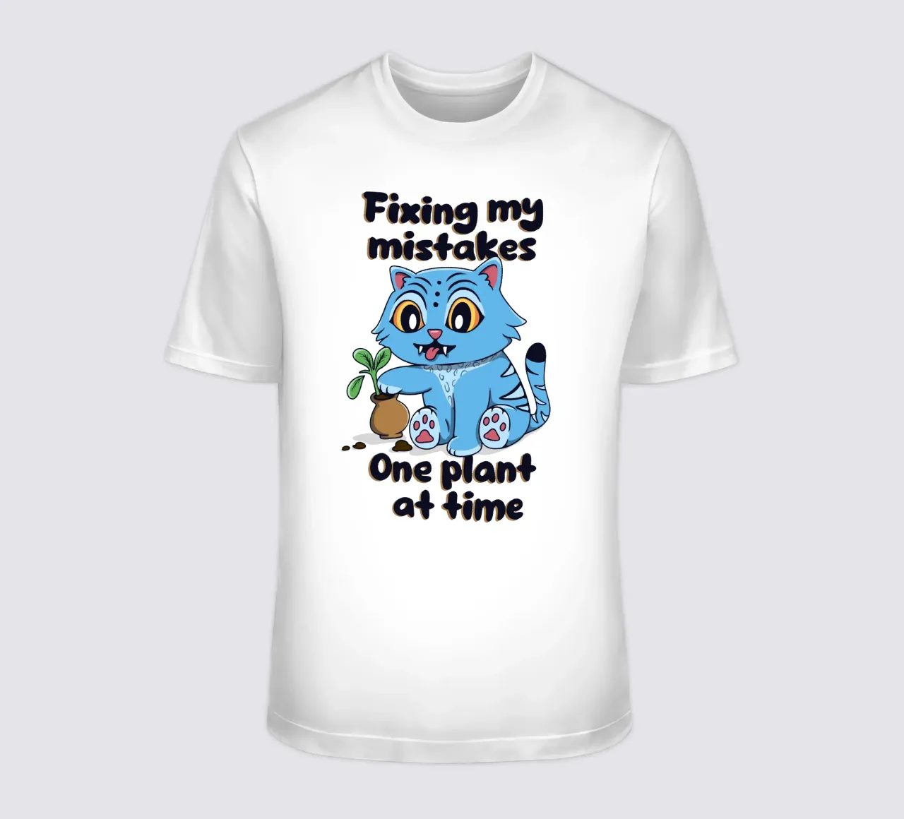 Correggere i miei errori - Derpy Tiger t-shirt da Loobs