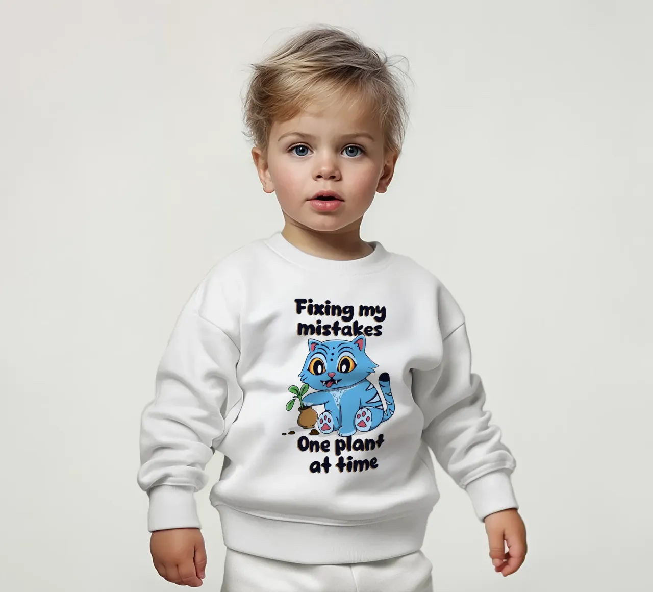 Correggere i miei errori - Derpy Tiger felpa neonato da Loobs
